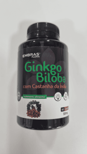 GINKGO BILOBA COM CASTANHA DA INDIA 500 MG 60 CPS EMBRAS FLORA