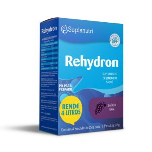 REHYDRON PÓ SABOR UVA 104G C/4