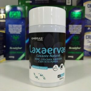 LAXAERVAS LAXANTE NATURAL 500 MG 60 CPS EMBRAS FLORA