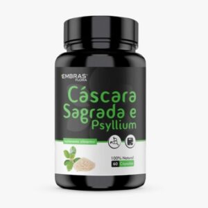 CÁSCARA SAGRADA COM PSYLLIUM 500 MG 60 CPS EMBRAS FLORA