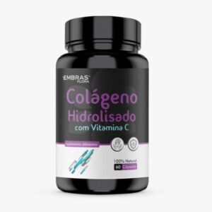 COLAGENO HIDROLIZADO C/ VITAMINA C 500 MG 60 CPS EMBRAS FLORA