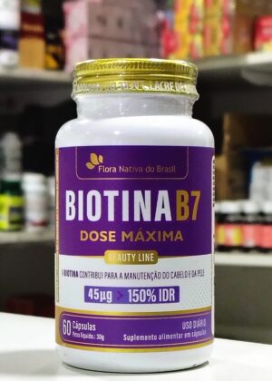 BIOTINA B7 60 CPS 30 GRAMAS FLORA NATIVA