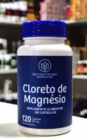 CLORETO DE MAGNÉSIO 500 MG 120 CPS BIO MULTYFLORA