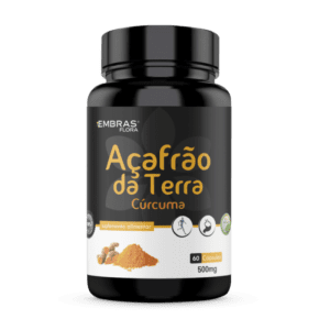 AÇAFRÃO DA TERRA (CURCUMA)500 MG 60 CPS EMBRAS FLORA