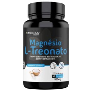 MAGNÉSIO DE L-TREONATO 500 MG 60 CPS EMBRAS FLORA