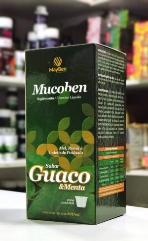 XAROPE MUCOBEN GUACO E MENTA 120 ML MAYBEN