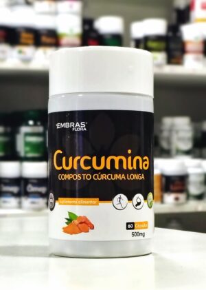 CURCUMINA COMPOSTO CÚRCUMA LONGA 500 MG 60 CPS EMBRAS FLORA