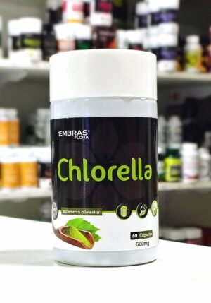 CHLORELLA 500 MG 60 CPS EMBRAS FLORA