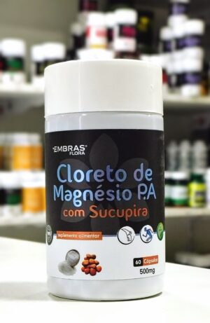 CLORETO DE MAGNESIO P.A C/SUCUPIRA 500 MG 60 CPS EMBRAS FLORA