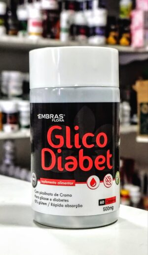 GLICO DIABET 500 MG 60 CPS EMBRAS FLORA