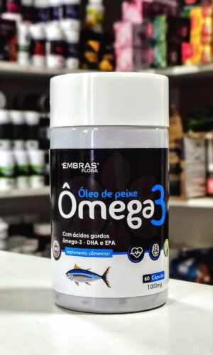 OMEGA 3 1000 MG 60 CPS EMBRAS FLORA