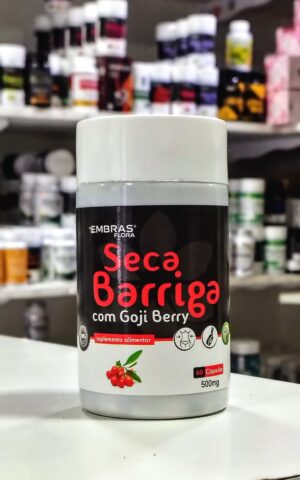 SECA BARRIGA COM GOJI BERRY 500 MG 60 CPS EMBRAS FLORA