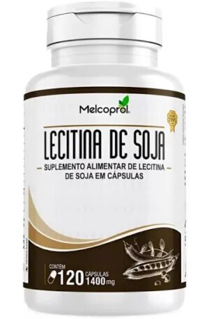 LECETINA DE SOJA 1400 MG 120 CPS MELCOPROL