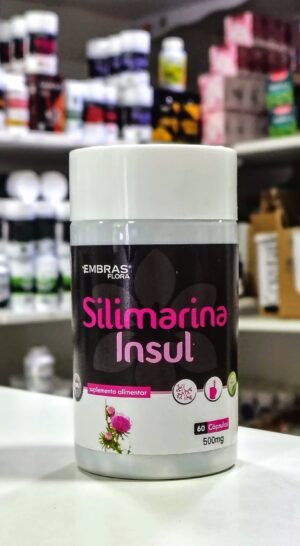 SILIMARINA INSUL 500 MG 60 CPS EMBRAS FLORA