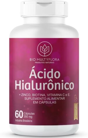 ACIDO HIALURÔNICO 500 MG 60 CPS BIO MULTYFLORA