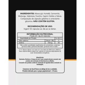 CALMIM CALMANTE NATURAL 500 MG 60 CPS EMBRAS FLORA - Imagem 2