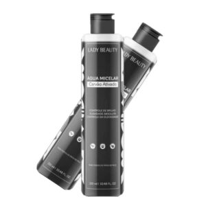 AGUA MICELAR COM CARVÃO ATIVADO 310 ML LADY BEAUTY