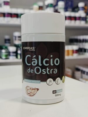 CÁLCIO DE OSTRAS 500MG 60CPS EMBRAS FLORA