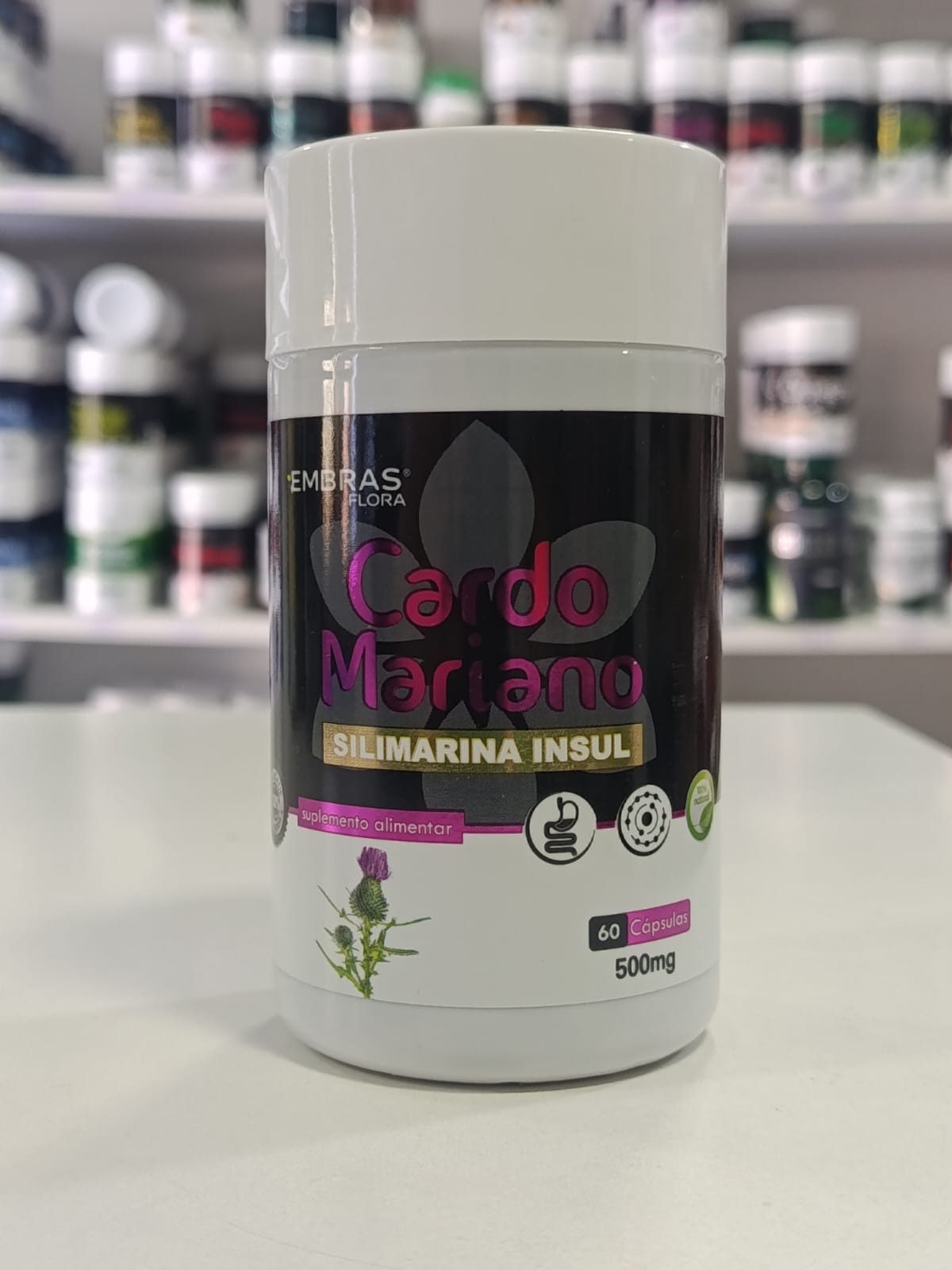 CARDO MARIANO 500MG 60CPS EMBRAS FLORA