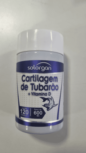 CARTILAGEM DE TUBARÂO + VITAMINA D 600 MG 120 CPS