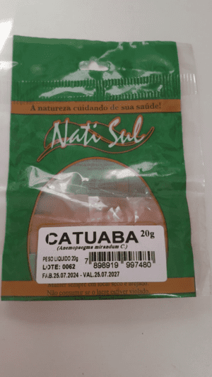 CHÁ DE CATUABA 20 G GRANEL