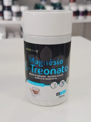 MAGNÉSIO DE L-TREONATO 500MG 60CPS EMBRAS FLORA