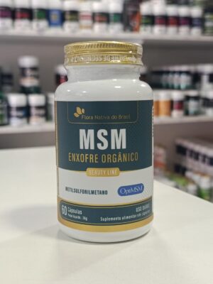 MSM ENXOFRE ORGÂNICO 600 MG 60 CAPS FLORA NATIVA