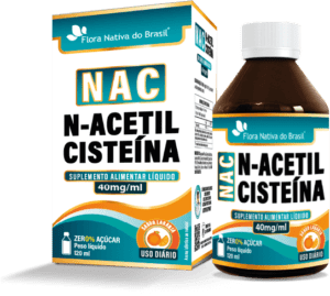 N - ACETILCISTEÍNA 40 MG 120ML DE MORANGO