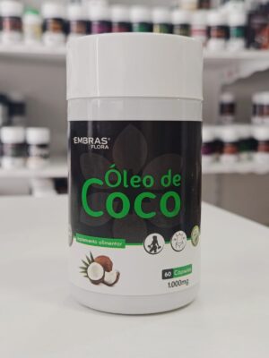 ÓLEO DE CÔCO 1000 MG 60 CPS EMBRAS FLORA