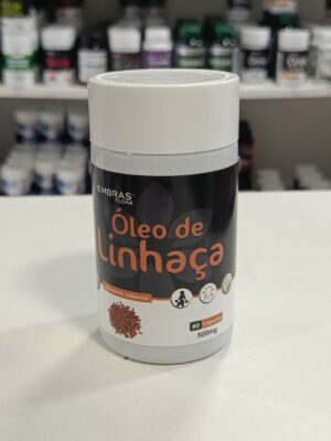 ÓLEO DE LINHAÇA 500 MG 60 CPS EMBRAS FLORA