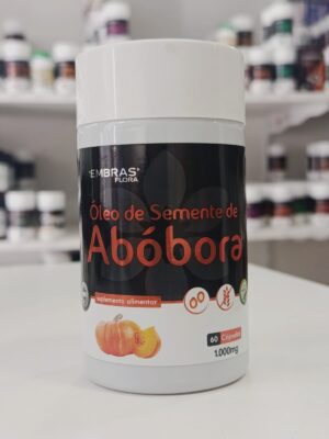 ÓLEO DE SEMENTE DE ABÓBORA 1000MG 60CPS EMBRAS FLORA