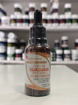 OLEO DE CURCUMA COM VITAMINA E 30 ML