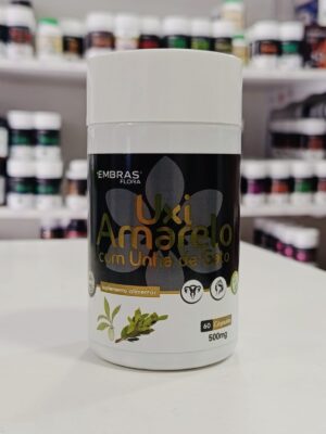 UXI AMARELO COM UNHA DE GATO 500MG 60CPS EMBRAS FLORA
