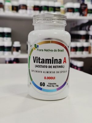 VITAMINA A 8.000 UI 60CPS FLORA NATIVA DO BRASIL