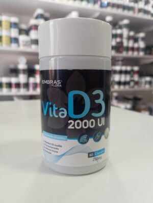 VITAMINA D3 2000 UI 250 MG 60 CPS