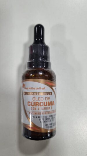 OLEO DE CURCUMA COM VITAMINA E 30 ML