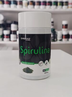 SPIRULINA 500MG 60CPS EMBRAS FLORA