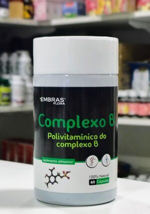 COMPLEXO B POLIVITAMÍNICO DO COM COMPLEXO B 60 CPS 500MG EMBRAS FLORA