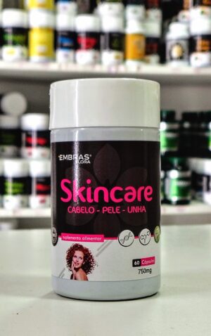 SKINCARE- CABELO, PELE, UNHA 60 CAPS 750MG EMBRAS FLORA