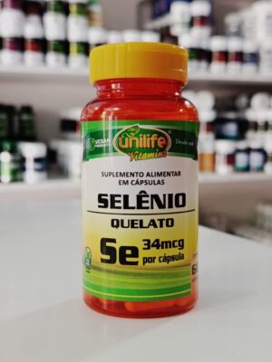 SELÊNIO QUELATO 500MG 60CPS UNILIFE