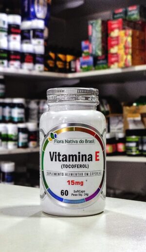 VITAMINA E (TOCOFEROL) 15MG 60CPS FLORA NATIVA DO BRASIL