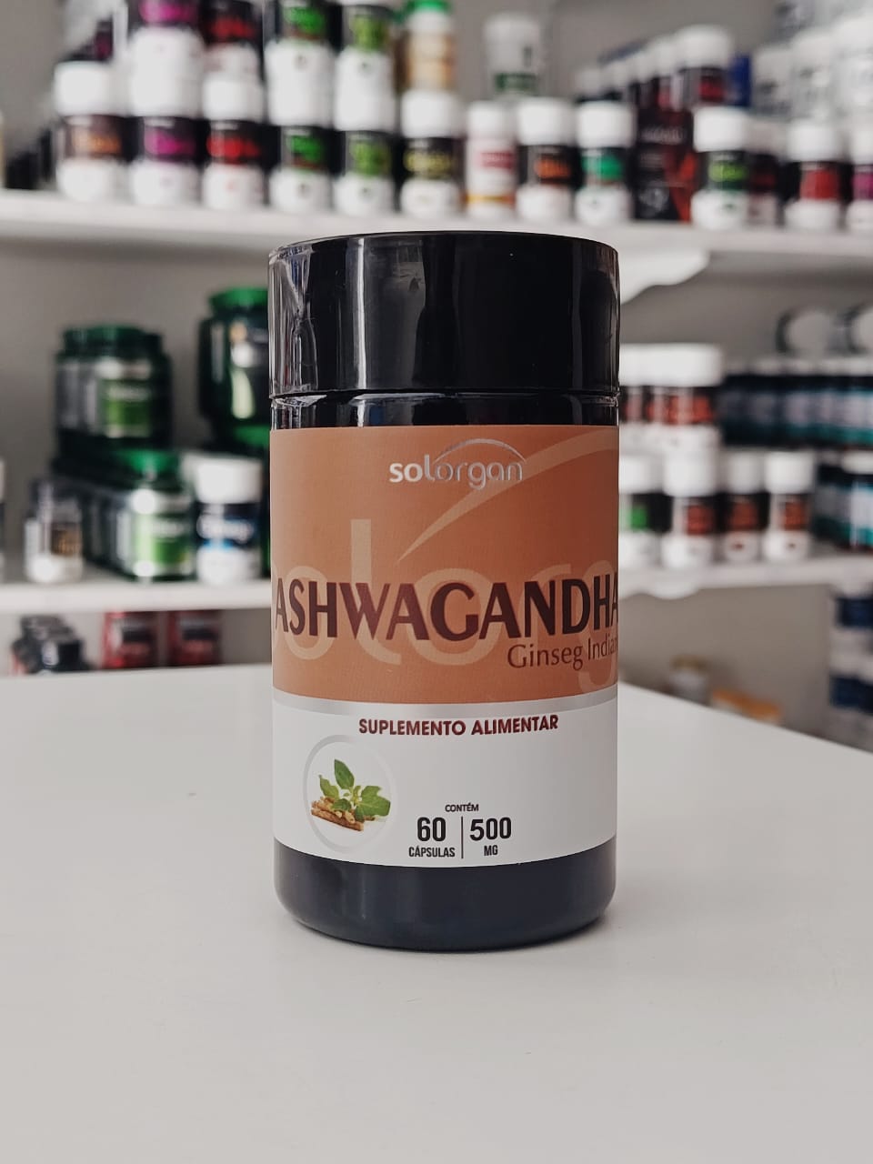 ASHWAGANDHA 500MG 60CPS SOLORGAN