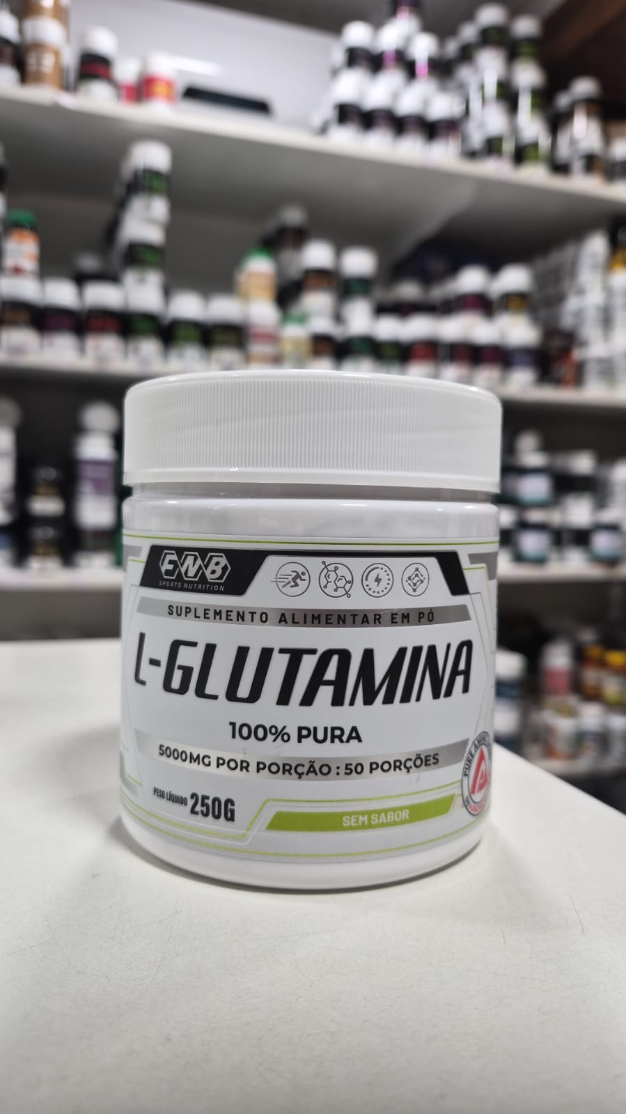 GLUTAMINA 250G FLORA NATIVA DO BRASIL